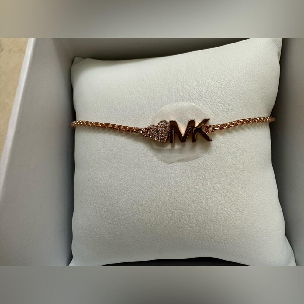 Rose gold MK bracelet